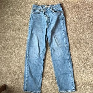 The perfect vintage Jean, crossover top - Madewell